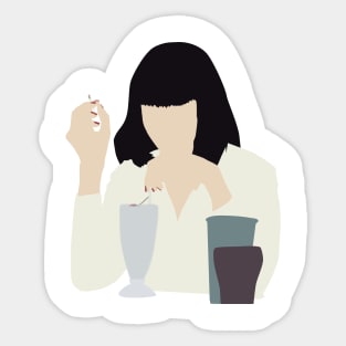 Mia Wallace Sticker